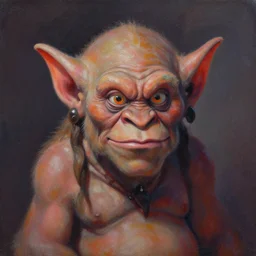 A troll, portrait artwork by Grady Frederick , arstation,