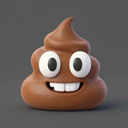 Poop Emoji, but evil