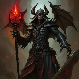 cabal tricker vampire, in the style of magic the gathering card art