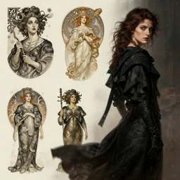 multiverse of madness, character sheet, character design, contrast, deep focus, turnaround, highly detailed, dramatic lighting, digital painting, artstation, concept art, matte, sharp focus, illustration, elegant, art by artgerm and greg f and alphonse mucha.