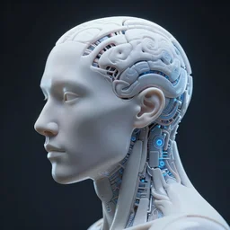the most amazing dream you ever had about mans transhumanism head artificial intelligence singularity, moebius, hyper realistic, concept art, intricate, hyper detailed, smooth, jim lee, high contrast, neon, volumetric lighting, octane, raytrace