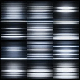 pov of a seizure of flashing images and light,