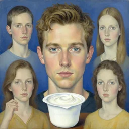 detailed portrait of yogurt! as rob lowe by tomasz alen kopera and peter mohrbacher and johanna martine! and margaret keane! coherent luminescent