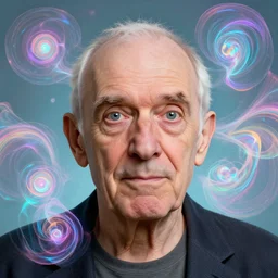portrait study, funky old man : : holographic fractals : : by karol bak, artgerm, moebius, elena masci, tom bagshaw, ross tran, android jones : : portrait, illustration, photorealism, hyperrealism, surrealism, negative space, intricate detail, line work