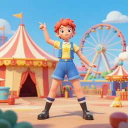 🎪🎟🤹♀🎠🎡, lowbrow, matte painting, 3 - d highly detailed, in the style of mark ryden,