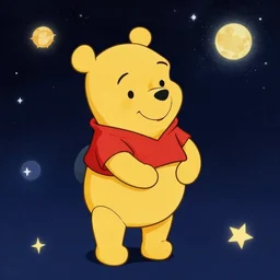 winnie the pooh in space