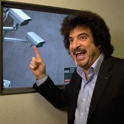 bob ross screaming at area 5 1 security camera footage