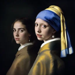 dua lipa, johannes vermeer, ultra detailed, cinematic