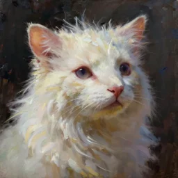 humanoid animal, concept art oil painting, portrait ethereal by jama jurabaev, greg rutkowski extremely detailed, brush hard, artstation, soft light, whimsical