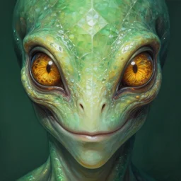 close up sci - fi horror art simon stalenhag reptile eyes, green amber and diamond skin, elegant, highly detailed, centered, digital painting, concept art, smooth, sharp focus, illustration, artgerm, tomasz alen kopera, peter mohrbacher, donato giancola, joseph christian leyendecker, wlop, frank frazetta