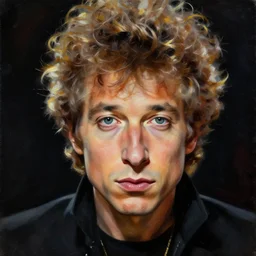bob dylan portrait painting by kehinde wiley