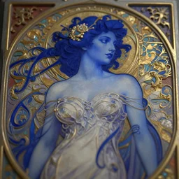 photography of yves klein, deep focus, d & d, fantasy, intricate, elegant, highly detailed, digital painting, artstation, concept art, matte, sharp focus, illustration, hearthstone, art by artgerm and greg rutkowski and alphonse mucha