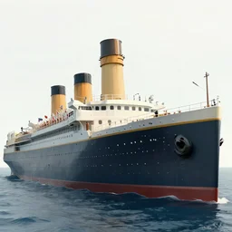 the titanic sinking. 8 k