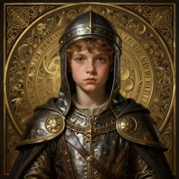 perfectly - centered - portrait of a templar kid, intricate, highly detailed, digital painting, artstation, concept art, smooth, sharp focus, illustration, unreal engine 5, 8 k, art by artgerm and greg rutkowski and alphonse mucha