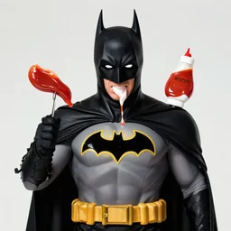 batman addicted to ketchup.