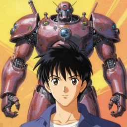 risograph grainy drawing vintage sci - fi, antagonist, satoshi kon color palette, giant armored titan, painting by moebius and satoshi kon and dirk dzimirsky close - up portrait