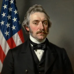 Official Portrait of United States President Herman Bitterson, 1804, oil on canvas painting by Marcello Bacciarelli, trending on artstation, high octane render