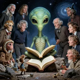 a humble alien scholar, nebula, ludek pesek, rick guidice, chesley bonestell, lucien rudaux, rolf klep, fred freeman, george pal