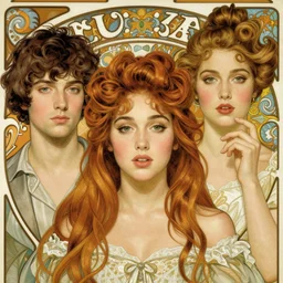portrait of miley citrus by giuseppe arcimboldo and paul barson and artgerm and alphonse mucha