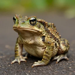 a toad - cat - hybrid. animal photography,