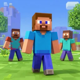 fortnite battle. with steve from minecraft