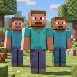 korean film still from korean adaptation of minecraft
