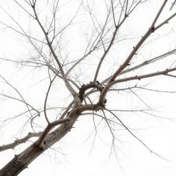 distant knotted branches, extremely detailed