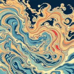 album cover art for hiragana swirling liquid by akihiko yoshida