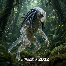 full body pose, hyperrealistic photograph cover of translucent camouflage predator, dense humid jungle, ominous volumetric lighting, 8 k, octane beautifully detailed render, extremely hyper detailed, intricate, epic composition, cinematic lighting, masterpiece, trending on artstation, by stan winston, emil melmoth, hdr, smooth, sharp focus, high resolution, award, winning photo, dslr, 5 0 mm