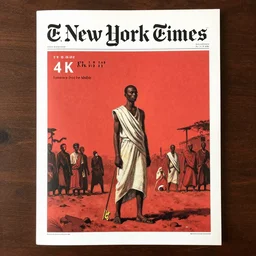 1 9 7 0 red terror, key shibir, ethiopia, 4 k, in the cover of new york times, art by greg rutkowski