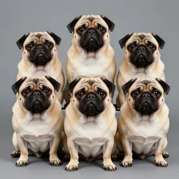 Star Wars pugs by Eugene de Blaas