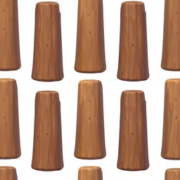 repeating bark texture, cartoon style, game assets, disney, soft shading