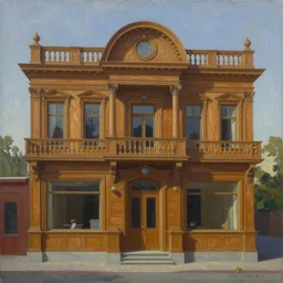 1 8 8 0 saloon, grandiose and wooden, by gerardo dottori and simon stalenhag, oil on canvas, trending on art station, masterpiece