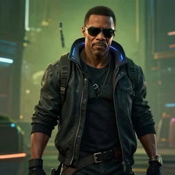 Samuel L Jackson in cyberpunk 2077