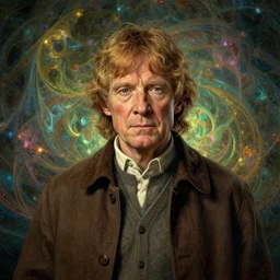 a beautiful matte digital art piece of j. r. r. tolkien's middle - earth painted by james gurney. masterpiece. in the style of google deepdream and fractals.