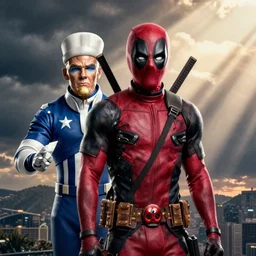 ryan reynolds as deadpool as uncle sam, i want you poster, propaganda, photograph