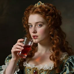 character drunk hemoglobin, baroque style