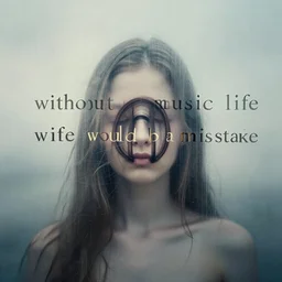 without music, life would be a mistake, surreal art