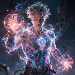 a powerful psychic man emitting psychic power, psychic, psychic powers, detailed, highly detailed, hyper detailed, aesthetic!, trending on artstation, artstation, trending on tumblr, by artgerm, by loish, fantasy, fantasy aesthetic!,