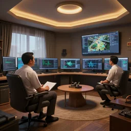 jokowi play backroom in jakarta, unreal engine, 3 d, cinematic lighting, high detailed