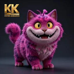 full body pose, hyperrealistic photograph of cheshire kitten, dim volumetric lighting, 8 k, octane beautifully detailed render, extremely hyper detailed, intricate, epic composition, cinematic lighting, masterpiece, trending on artstation, very very detailed, stunning, hdr, smooth, sharp focus, high resolution, award, winning photo, dslr, 5 0 mm