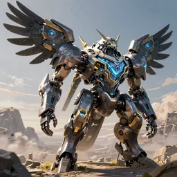 glinthawk machine mecha animal beast robot of horizon forbidden west horizon zero dawn bioluminiscence, behance hd by jesper ejsing, by rhads, makoto shinkai and lois van baarle, ilya kuvshinov, rossdraws global illumination