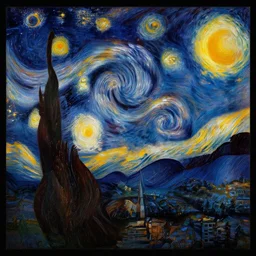 the cosmic night sky and stars, elegant sky, mountains on a beautiful sky, an abstract set of large shapes, colorful, warm contrasting colors, painterly, detailed painting of a landscape, extremely high detail, brush strokes, top view, black background, illustration by ross tran and leonardo da vinci
