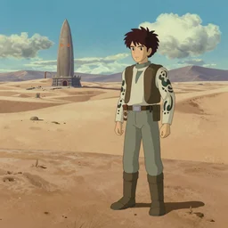 film still tatooine landscape Star Wars a new hope 1977 studio ghibli animation