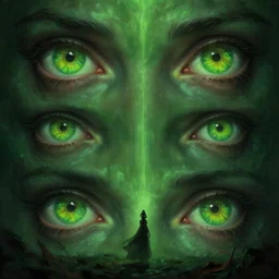 epic professional digital art of hungry eyes, chartreuse ambient light, painted, mysterious, closeup cinematic boreal scene, eerie, mythic, detailed, intricate, grand, leesha hannigan, wayne haag, reyna rochin, ignacio fernandez rios, mark ryden, van herpen, artstation, cgsociety, epic, stunning, gorgeous, much wow