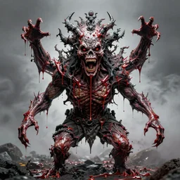 igor ivanovich strelkov became an aggressive bloody lovecraftian degenerate abomination calling for total mobilization, photo - realistic, color image, 2 k, highly detailed, bodyhorror, occult art