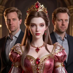 phil spencer, gabe logan newell, portrait of wonderful princess of ruby with fair skin, ornate 8 k gorgeous intricate detailed, accent lighting, dramatic light, octane render