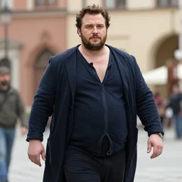 henry cavill as obese ballerina, medium shot, trip to legnica, very realistic film still, natural