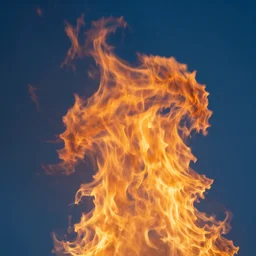 huge flame in the sky, 3 2 mm, fine details, crystal clear photography