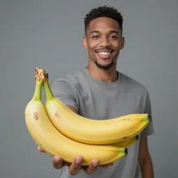 gibby holding banana